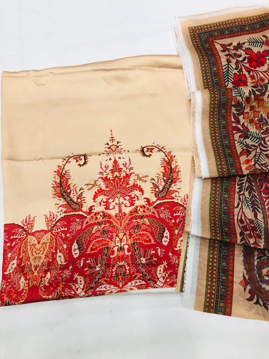GOLDEN MINECRAFT CHINA SILK