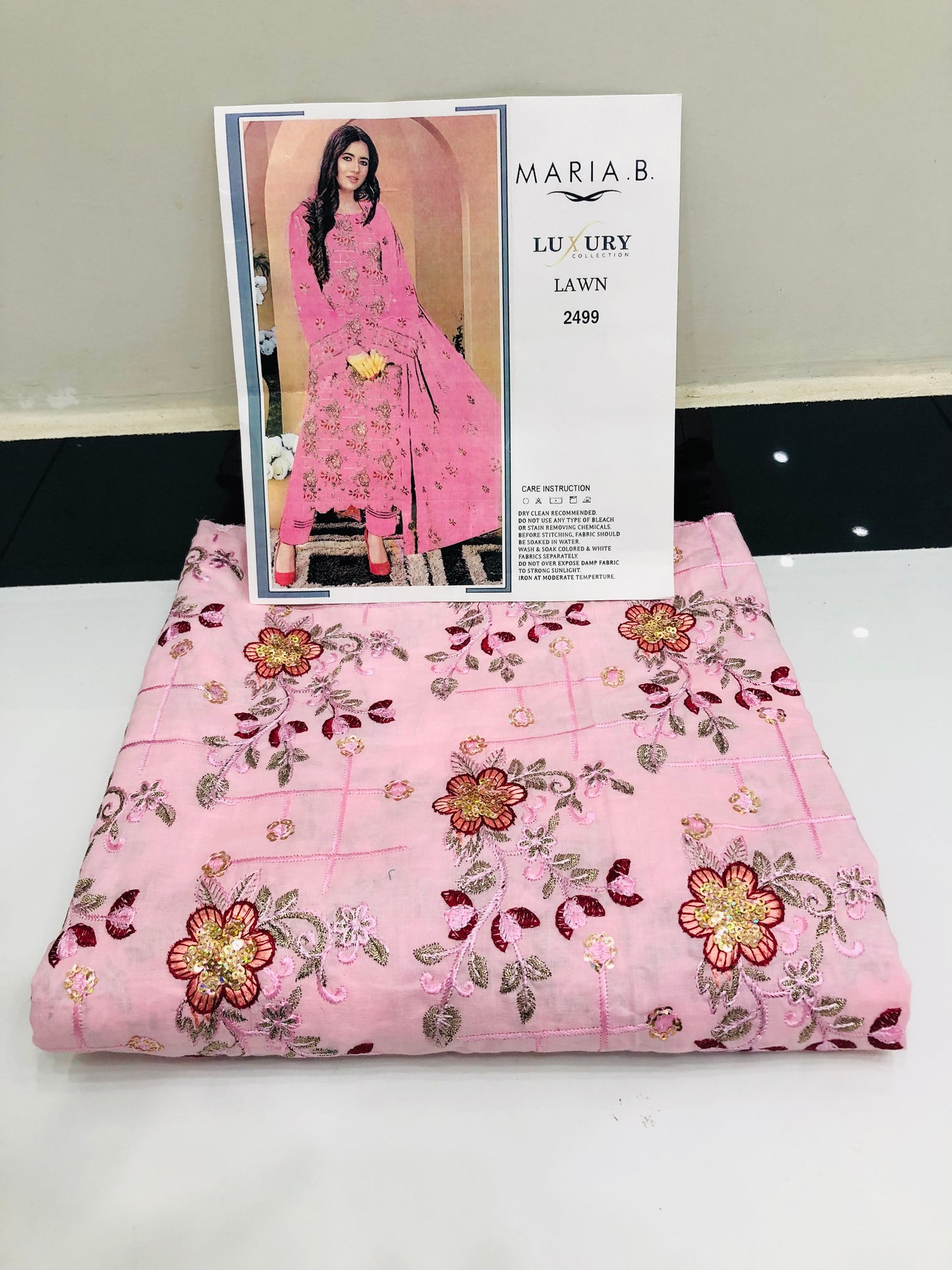 BAREEZE BABY PINK MULTI SEQUENCE