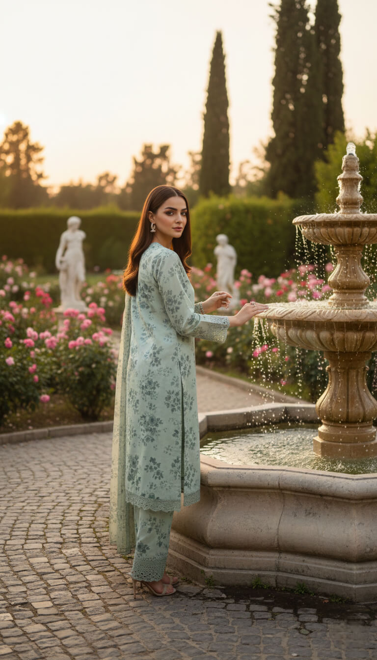 PISTA FLOWERS SILK PRET