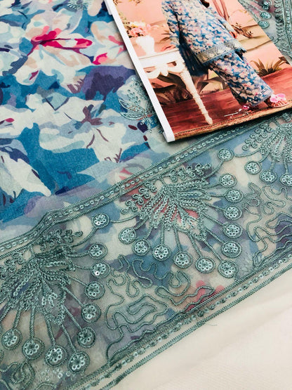 AFROZE FREOZI DIGITAL LAWN - SR FABRICS