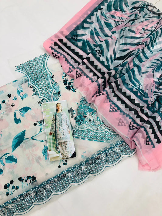 AFROZE MULTI PRINTED LAWN - SR FABRICS