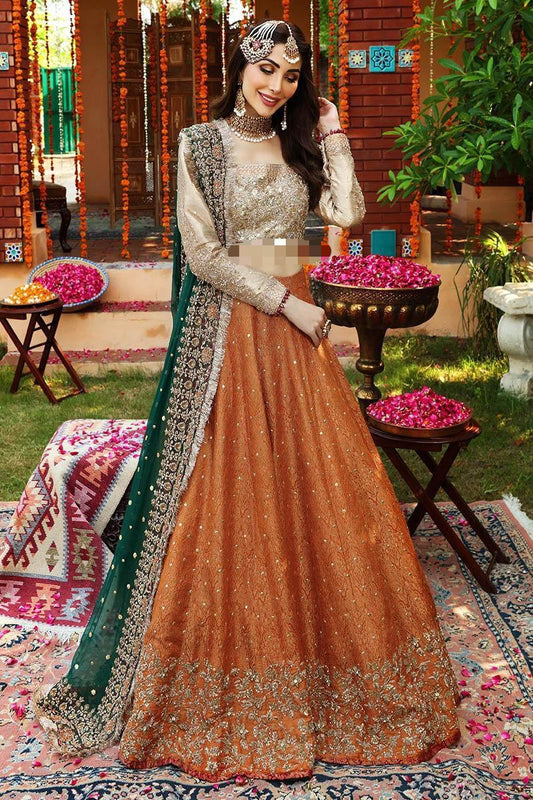 AYESHA ORANGE - SR FABRICS