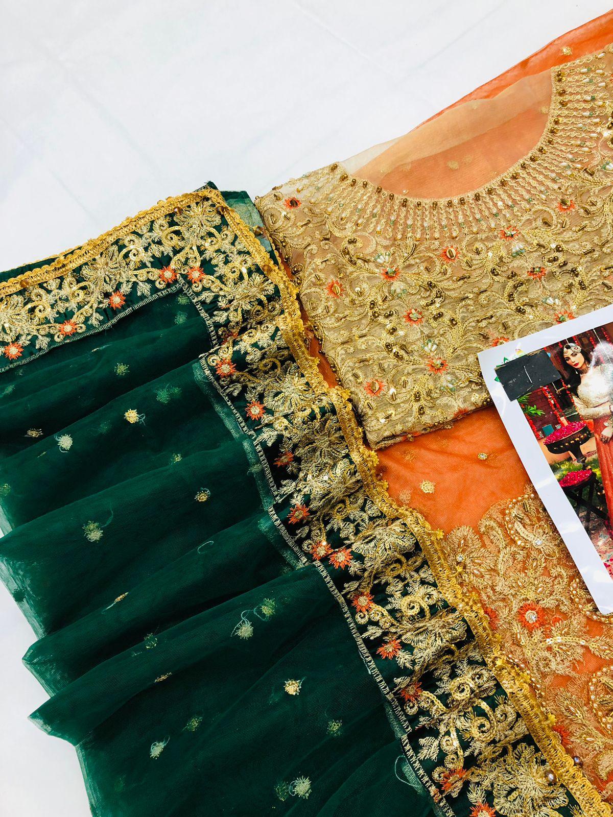 AYESHA ORANGE - SR FABRICS