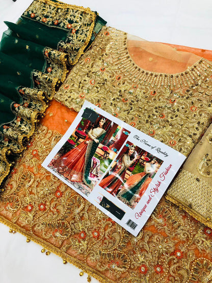 AYESHA ORANGE - SR FABRICS