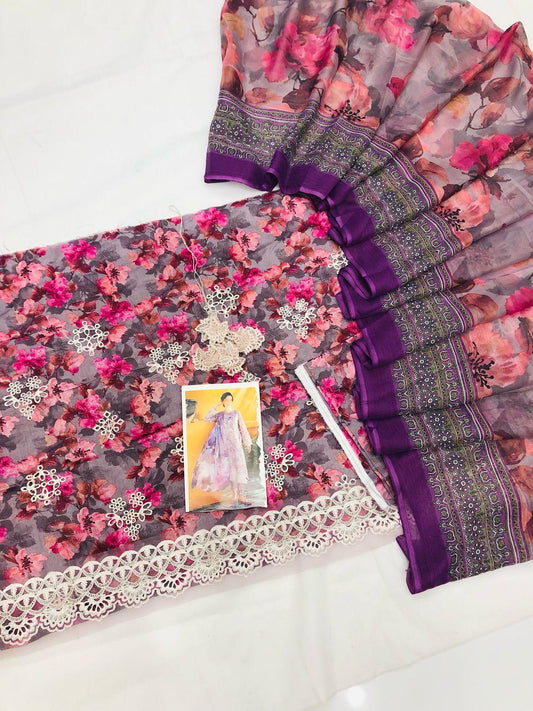 BAROQUE E CHICKEN KARI DIGITAL LAWN - SR FABRICS