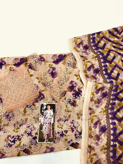 BAROQUE FLORAL CHICKEN KARI LAWN - SR FABRICS