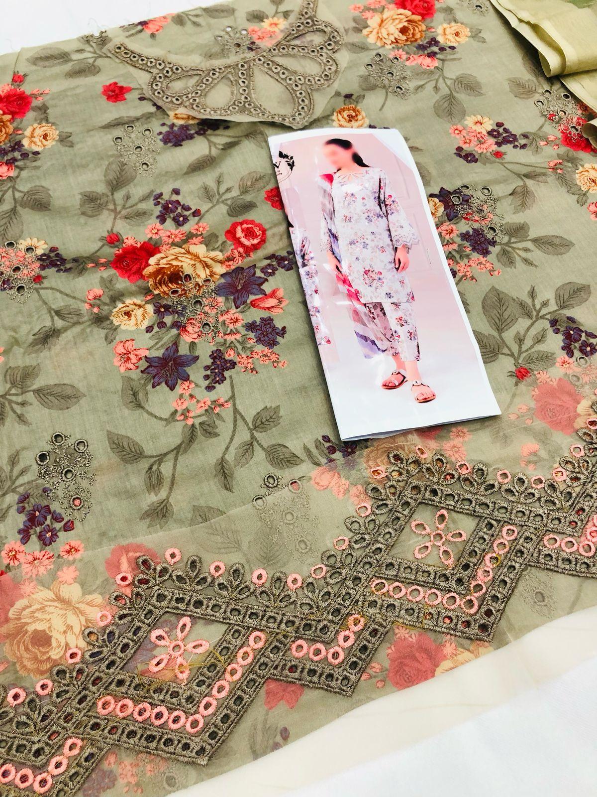 BAROQUE SKIN BOUQUET LAWN - SR FABRICS