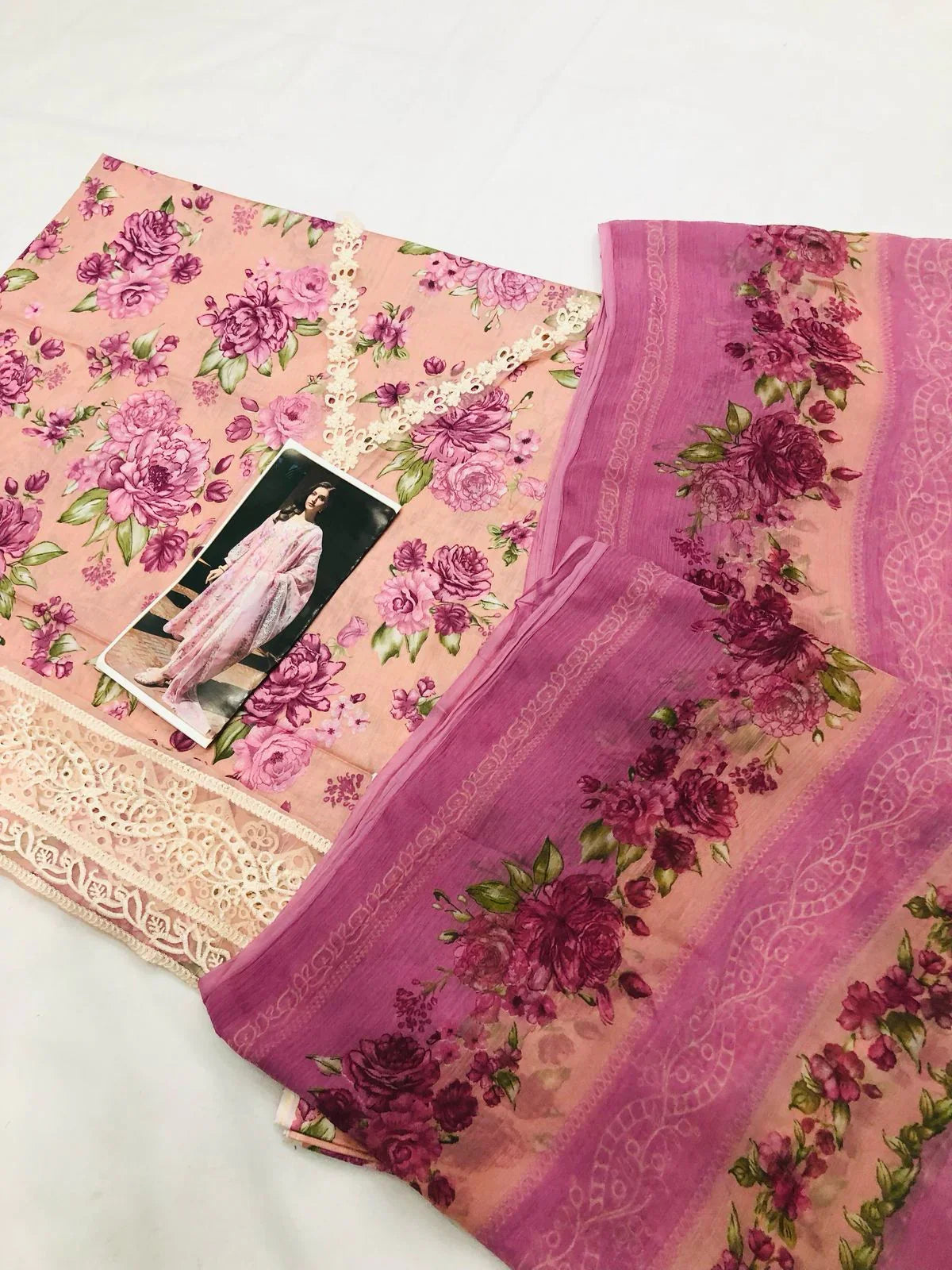 BAROQUE T - PINK LAWN - SR FABRICS