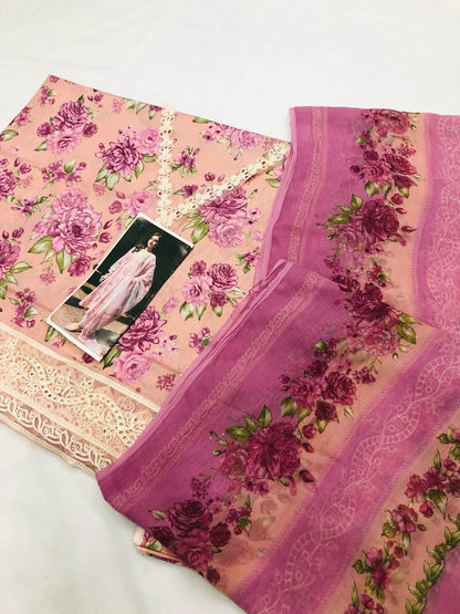 BAROQUE T - PINK LAWN - SR FABRICS