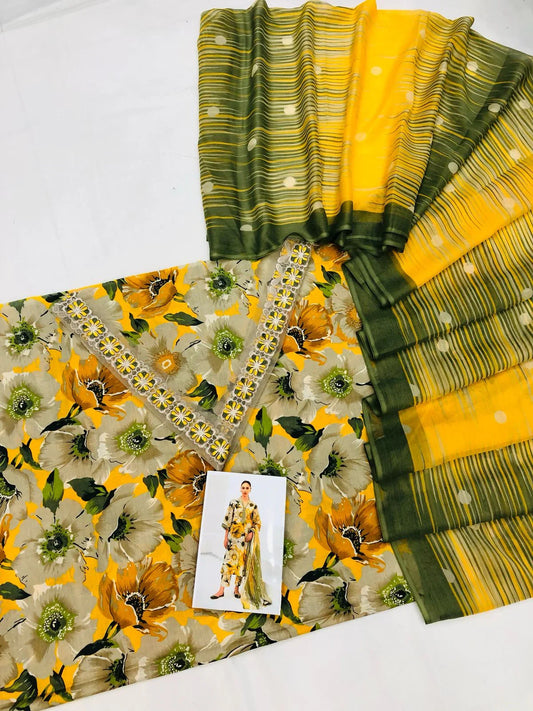 BAROQUE YG DIGITAL LAWN - SR FABRICS