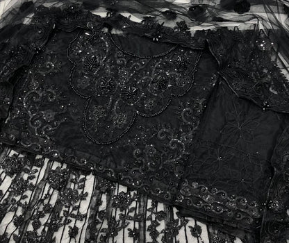 BLACK BEAUTY NET MAKSI - SR FABRICS