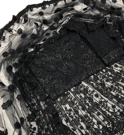 BLACK BEAUTY NET MAKSI - SR FABRICS