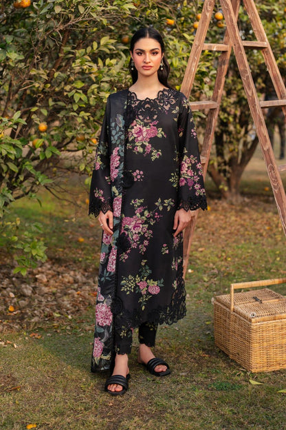 BLACK BLASTER LAWN - SR FABRICS