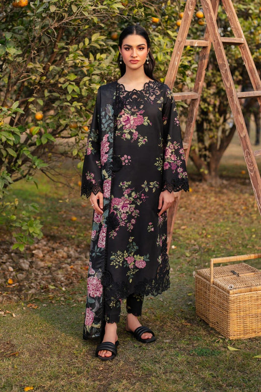 BLACK BLASTER LAWN - SR FABRICS