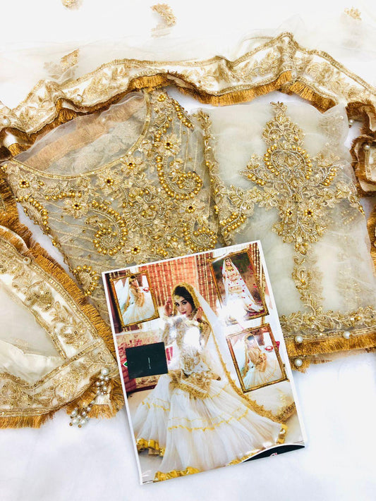 BRIDAL OFF WHITE GARARA - SR FABRICS