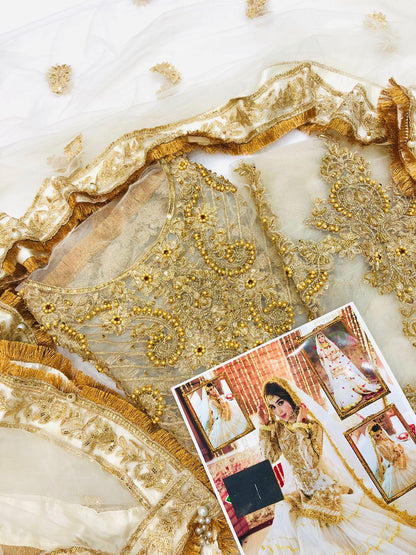 BRIDAL OFF WHITE GARARA - SR FABRICS