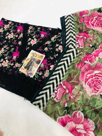 ELAF FLOWERS DIGITAL LAWN - SR FABRICS