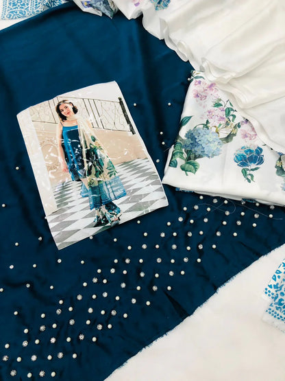 HANIA AMIR ZINC SLIK 3PC - SR FABRICS