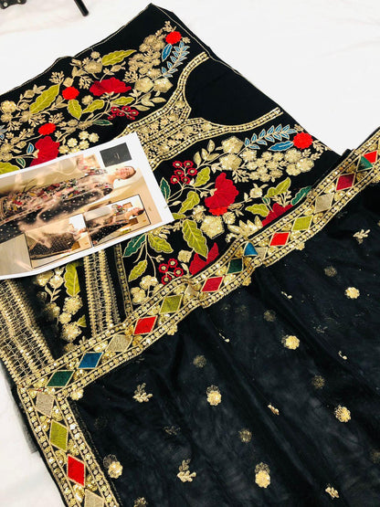 HASEEN BLACK - SR FABRICS