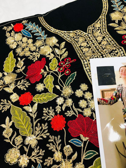 HASEEN BLACK - SR FABRICS