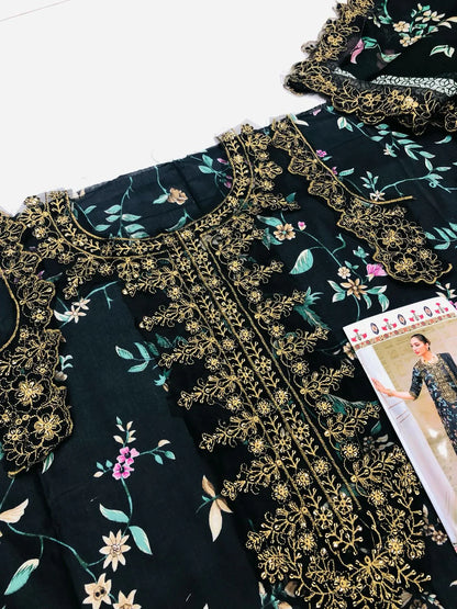 IZNIK GOLD EDITION LAWN - SR FABRICS