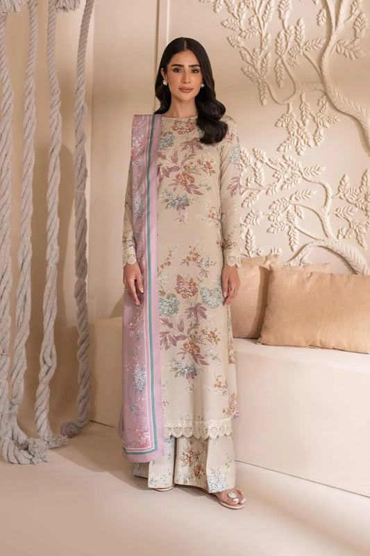 IZNIK SKIN WITH PINK DUPATTA LAWN - SR FABRICS
