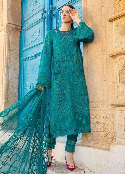 MARIA B LUXURY CHICKEN KARI - SR FABRICS