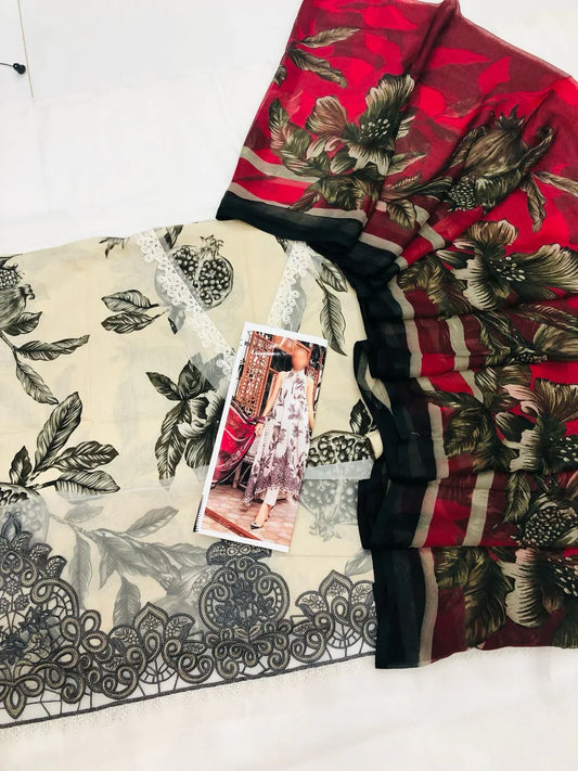 MB ANAR DIGITAL LAWN - SR FABRICS