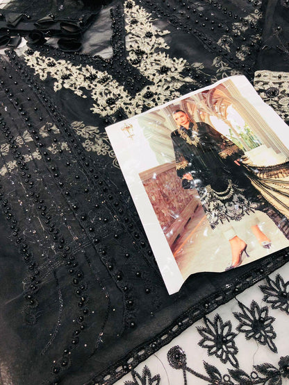 MB BLACK AURGANZA - SR FABRICS