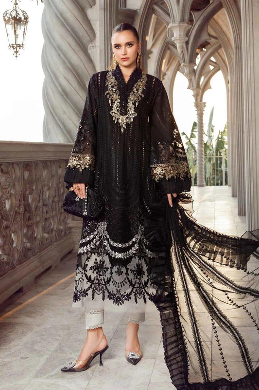 MB BLACK AURGANZA - SR FABRICS