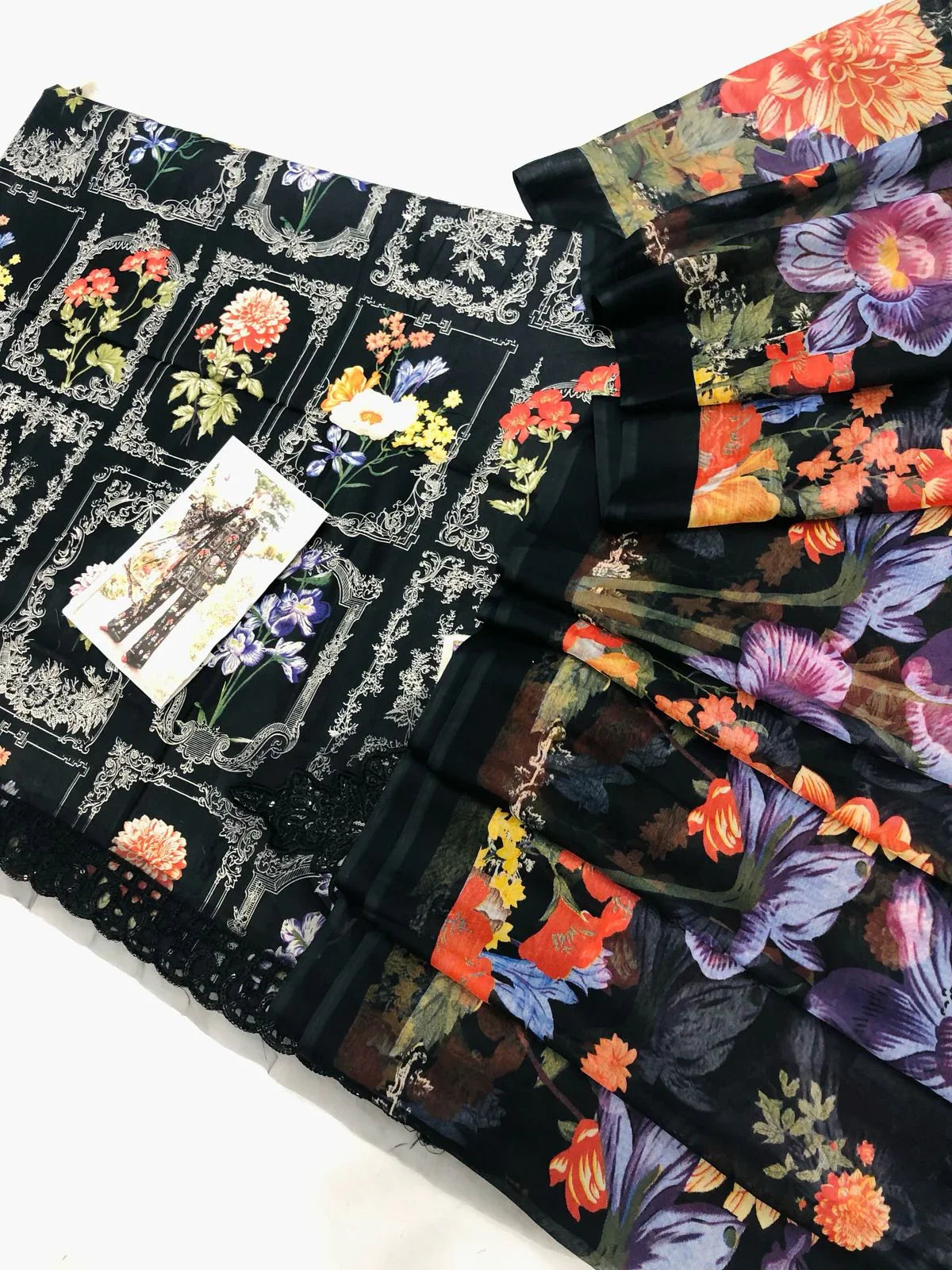 MB BLACK BOX DIGITAL LAWN - SR FABRICS