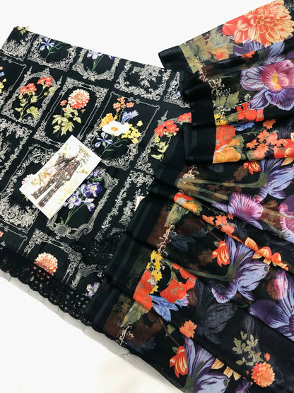 MB BLACK BOX DIGITAL LAWN - SR FABRICS