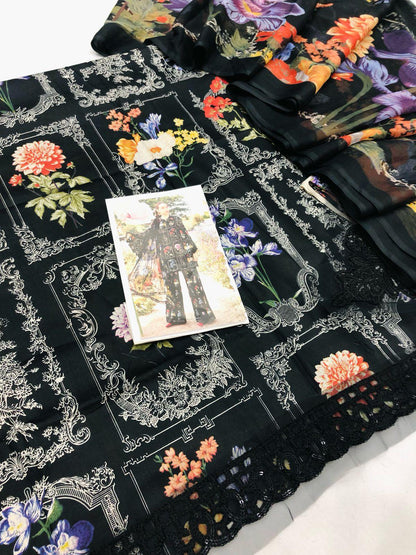 MB BLACK BOX DIGITAL LAWN - SR FABRICS