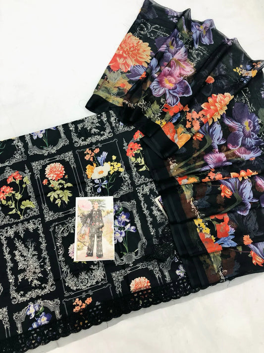 MB BLACK BOX DIGITAL LAWN - SR FABRICS