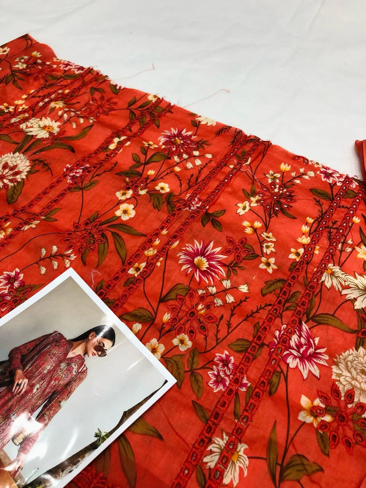 MB COPPER CHICKEN KARI LAWN - SR FABRICS