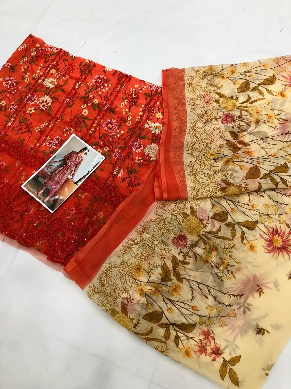 MB COPPER CHICKEN KARI LAWN - SR FABRICS