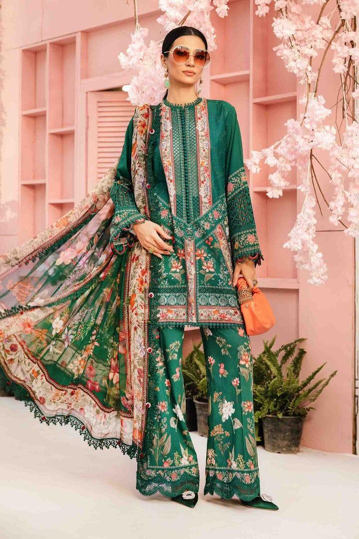 MB F - GREEN DIGITAL LAWN - SR FABRICS