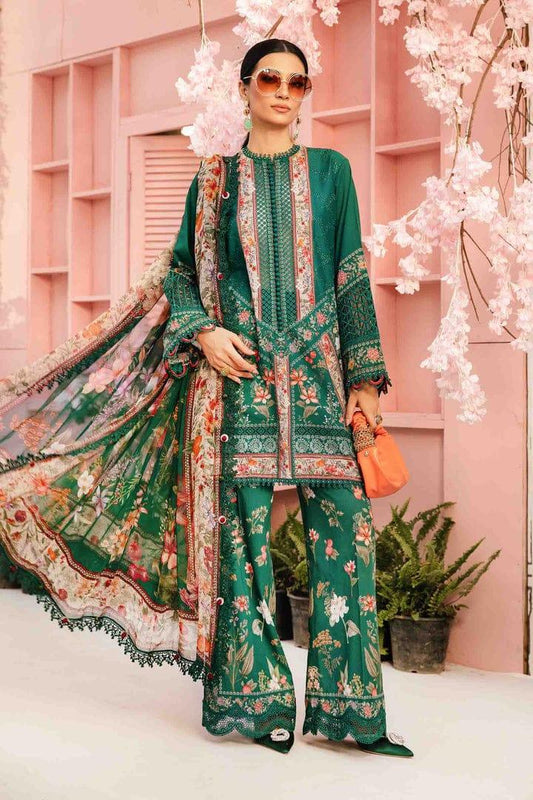 MB F - GREEN DIGITAL LAWN - SR FABRICS