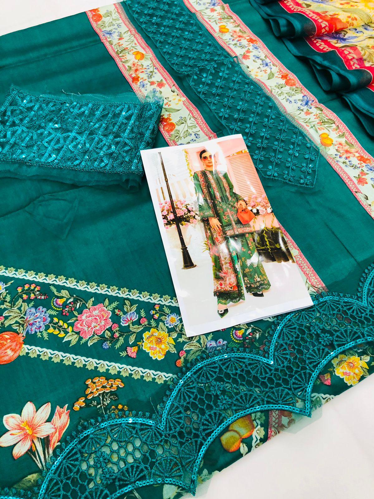MB F - GREEN DIGITAL LAWN - SR FABRICS