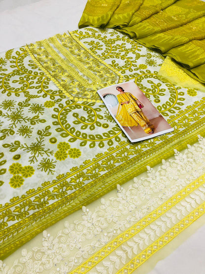 MB G - YELLOW SNAKE LAWN - SR FABRICS