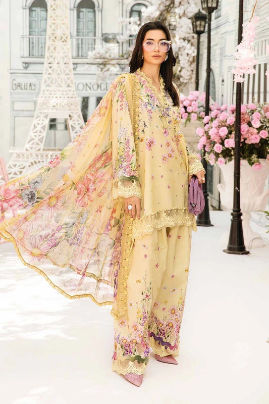 MB LEMON CHAAT LAWN - SR FABRICS