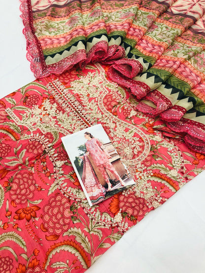 MB MELON NE DIGITAL LAWN - SR FABRICS
