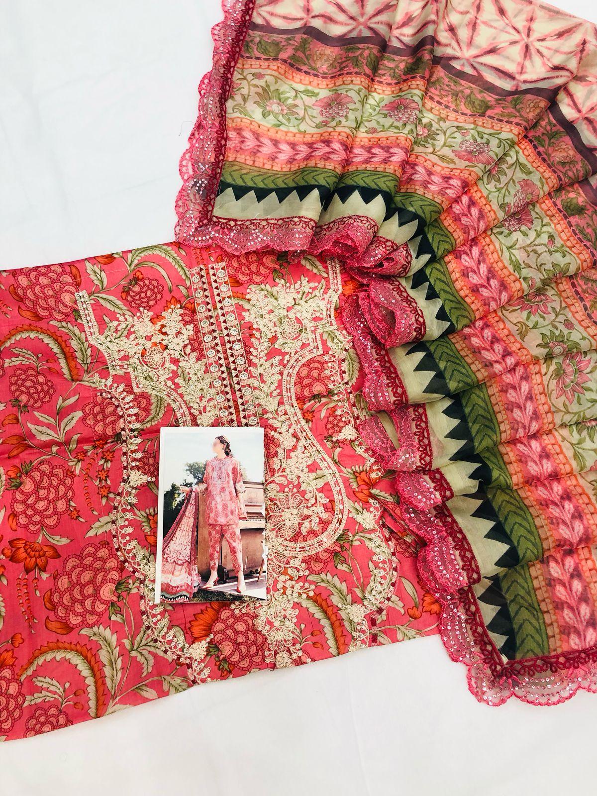 MB MELON NE DIGITAL LAWN - SR FABRICS