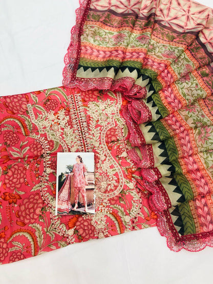 MB MELON NE DIGITAL LAWN - SR FABRICS