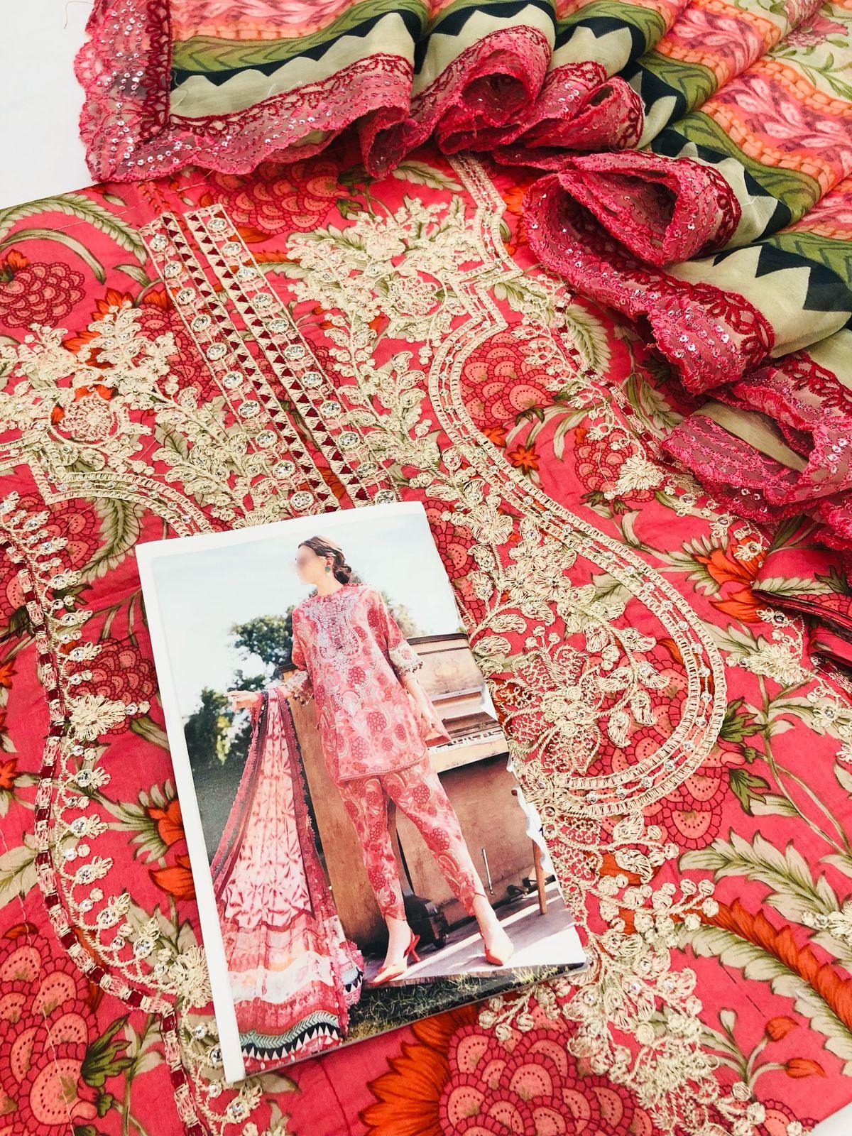 MB MELON NE DIGITAL LAWN - SR FABRICS