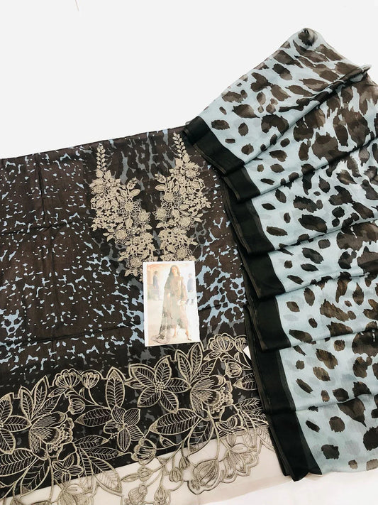 MB NEW CHEETAH DIGITAL LAWN - SR FABRICS