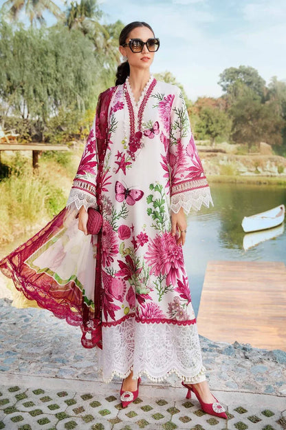 MB PINK ROSE DIGITAL LAWN - SR FABRICS