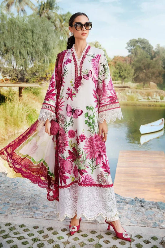 MB PINK ROSE DIGITAL LAWN - SR FABRICS