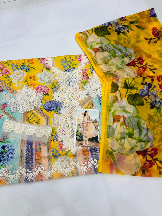 MB YELLOW 9A LAWN - SR FABRICS