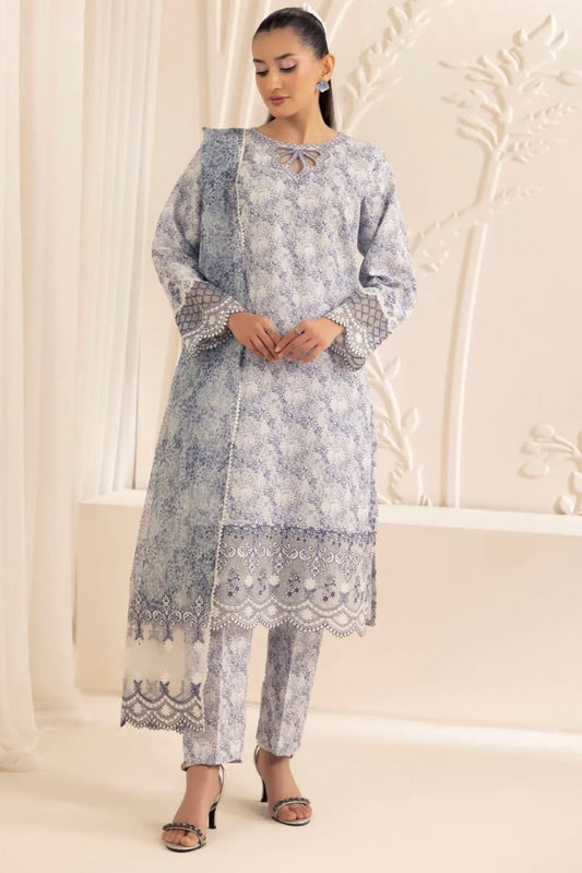 MOHAGNI CHUNRI LUXURY LAWN - SR FABRICS